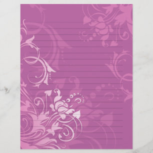 hübsches rosa, wirbelfarbenes Papier