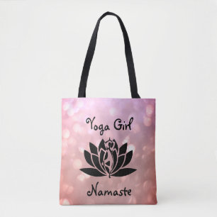 Hübsches rosa Yoga Girl Namaste Design