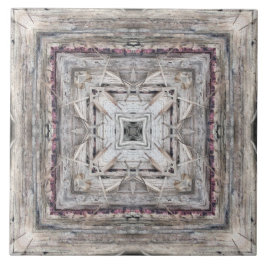 Hübsches rosafarbenes Aztekemuster Inspiriert Must Fliese