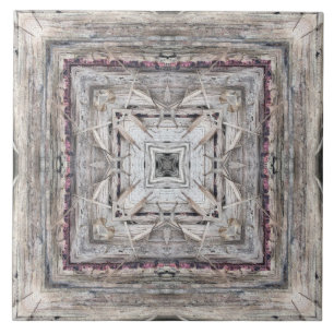 Hübsches rosafarbenes Aztekemuster Inspiriert Must Fliese