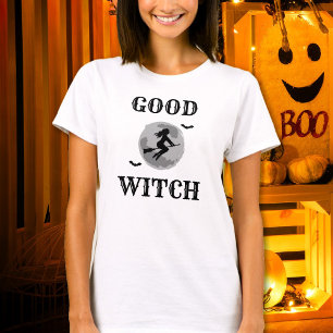 Hübsches Schwarz-Weiß-Halloween T-Shirt