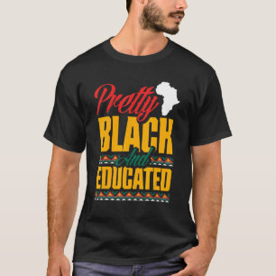 Hübsches Schwarzes und gebildetes afrikanisches He T-Shirt