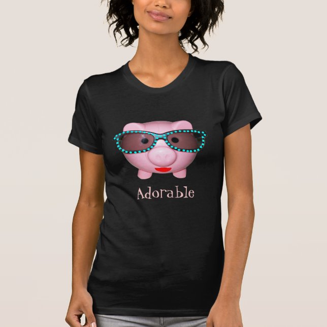 Hübsches Schweine T-Shirt (Vorderseite)