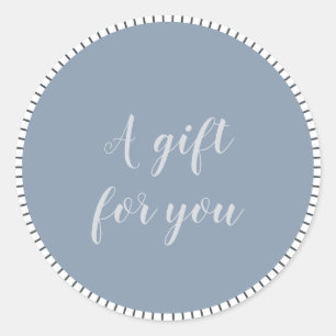 Hübsches Skript für kleine Unternehmen - Kundenges Runder Aufkleber