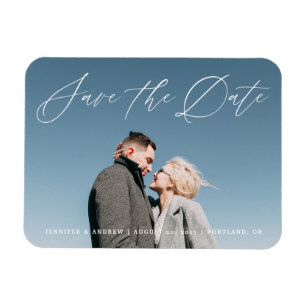 Hübsches Skript Save The Date Magnet