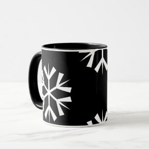 hübsches SNOWFLAKE-Muster   Tasse