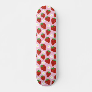 Hübsches Sommer-Erdbeermuster Skateboard