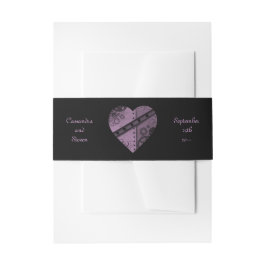 Hübsches Steampunkherz Einladungsbanderole