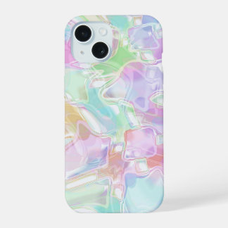 Hübsches, süßes, farbenfrohes, futuristisches Wirb iPhone 15 Hülle