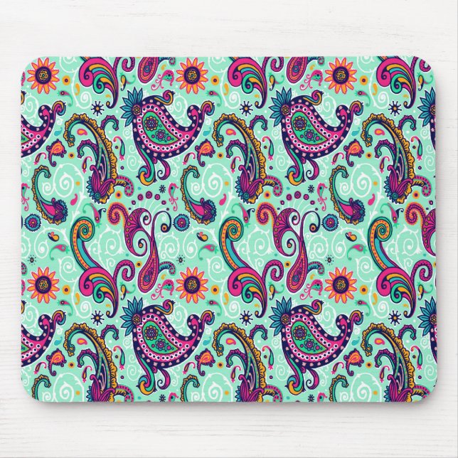 Hübsches tadelloses Paisley Mousepad (Vorne)