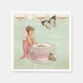 Hübsches Tee Tea Party Babydusche Dekoration Serviette