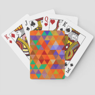 Hübsches Triangle-Muster I + Ihre Ideen Spielkarten