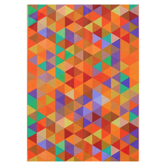 Hübsches Triangle-Muster I + Ihre Ideen Tischdecke (Vorderseite)