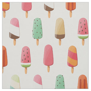 Hübsches und niedliches Eis Stoff