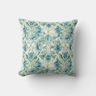 Hübsches, vintage-inspiriertes Blumenmuster Kissen