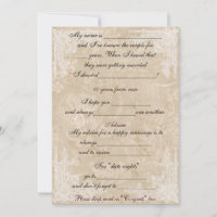 Hübsches Vintages Paper WhiteLace Advice-Kommentar