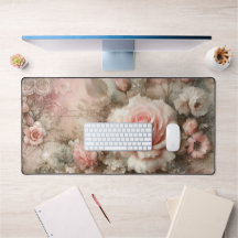 Hübsches Vintages Shabby Chic Pastell Rosa Rose