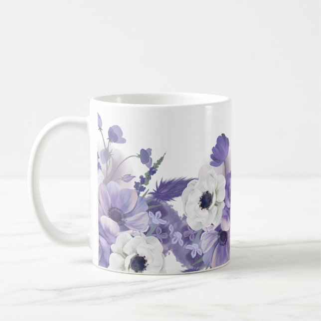 Hübsches Violett Kaffeetasse (Links)
