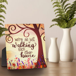 Hübsches Wandern einander Zuhause Inspiration Fotoplatte