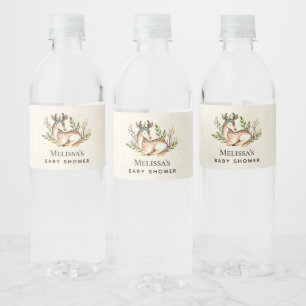 Hübsches Wasserfarbenspiel Wasserflaschenetikett