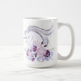 Hübsches Watercolorunicorn-Duo 1 Kaffeetasse