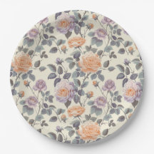 Hübsches, weiches und orangefarbenes Blumendesign