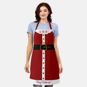 Hübsches Weihnachtsmannkostüm - Schürze