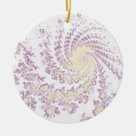 Hübsches zartes Drehmuster Keramik Ornament