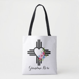 Hübsches Zia Herz mit Rose Personalisiertes Gesche