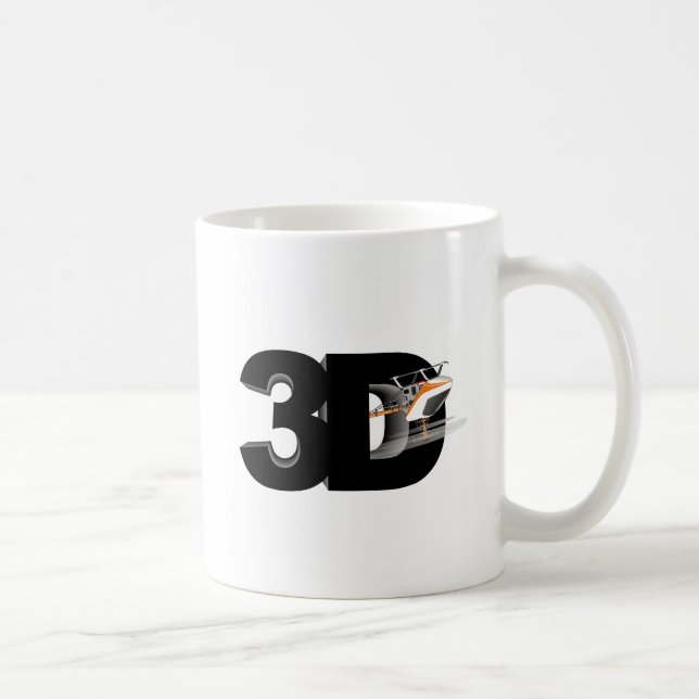 Hubschrauber 3d tasse (Rechts)