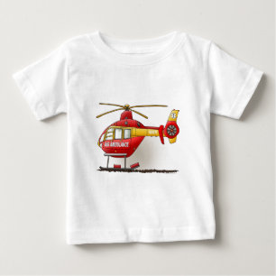 Hubschrauber Ambulance Baby T - Shirt