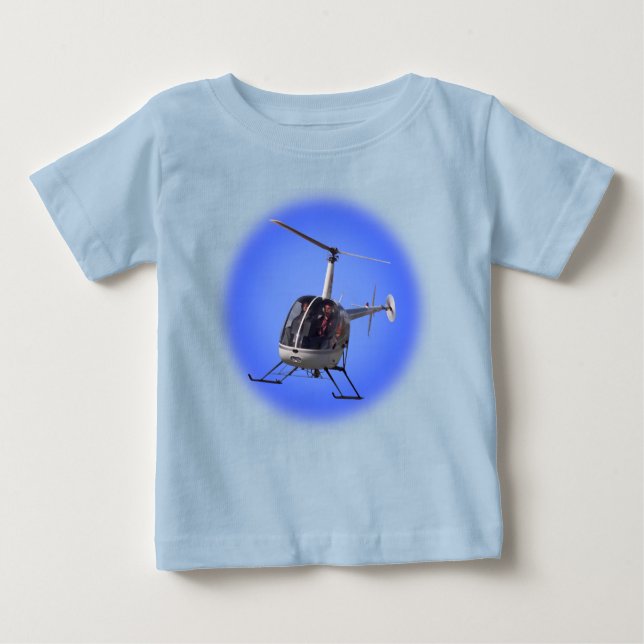 Hubschrauber Baby Shirts Chopper Säugling Tops (Vorderseite)