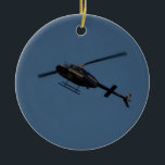 Hubschrauber Bell 206B-3 JetRanger III Keramikornament<br><div class="desc">Ein Hubschrauber Bell 206B-3 JetRanger III,  der der Polizeidienststelle von Virginia Beach gehört.</div>