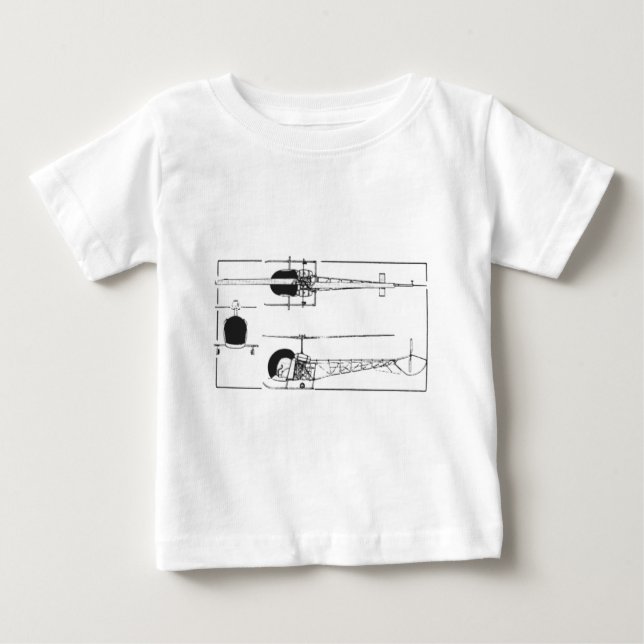 Hubschrauber Bell 47 Baby T-shirt (Vorderseite)