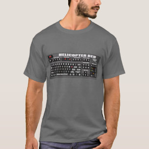 Hubschrauber-Bens Tastatur T-Shirt