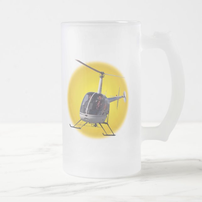 Hubschrauber Bierglas Fliegender Chopper Tasse Ste (Rechts)
