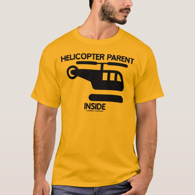 Hubschrauber-Elternteil-Innere (Zeichen) T-Shirt (Vorderseite)