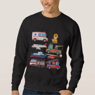 Hubschrauber-Feuerwehrpilot Hubschrauber Paramediz Sweatshirt