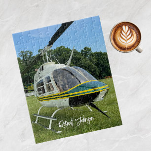 Hubschrauber-Flugzeug-Foto, Spielabend, Personalis Puzzle