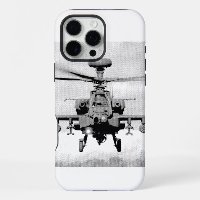 Hubschrauber iPhone Hülle (Rückseite)