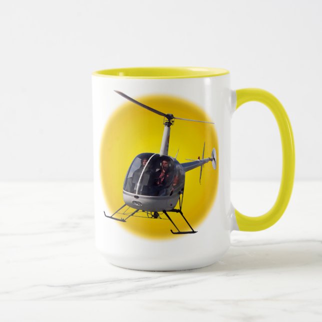 Hubschrauber-Kaffee-Tassen-coole Tasse (Rechts)