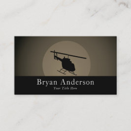 Hubschrauber - Luftfahrtkarte Visitenkarte