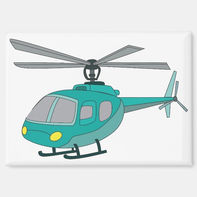 Hubschrauber Magnet (Vorderseite)