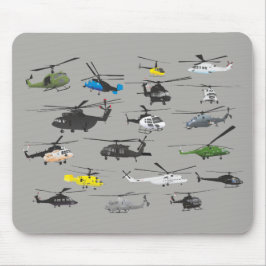 Hubschrauber-Mausunterlage Mousepad