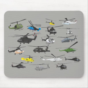 Hubschrauber-Mausunterlage Mousepad