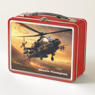 Hubschrauber Metall Brotdose