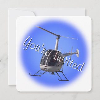 Hubschrauber-Party Einladungen - RSVP-Karte