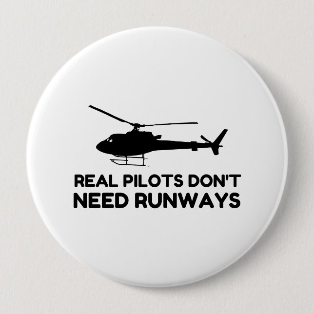 Hubschrauber PILOT RUNWAYS Button (Vorderseite)