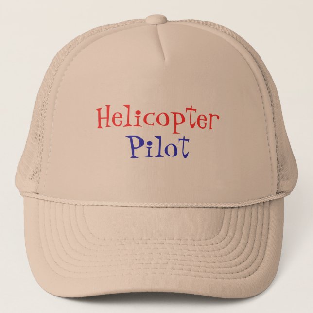 Hubschrauber, Pilot Truckerkappe (Vorderseite)