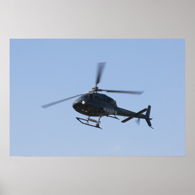 Hubschrauber Poster (Vorne)